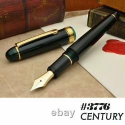 Platine Nouveau #3776 Century Funtain Pen Laurel Vert Moyen Nib Pnb-15000#41-3