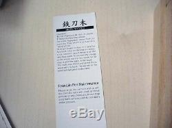 Platinum Izumo Gloss-tagayasan Bombay Bois Noir Stylo-plume 18k Japon F / M