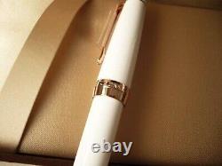 Plume Fine Moyenne Sailor Professional Gear Pink Gold Fountain Pen White 21k Gold