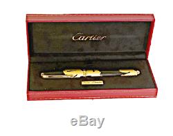 Precious Cartier Dandy Le 1847 Or Foils Laque Noir Stylo-plume