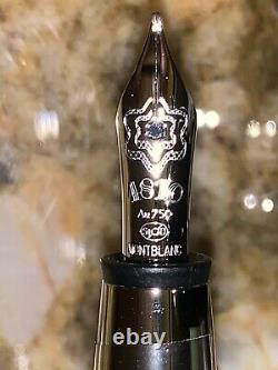 Rare Montblanc Etoile Précieux Funtain Pen 9,5 K $ Brand New! Nib Sz M