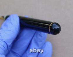 Rare Stylo Plume Yves Saint Laurent YSL Laque Noire et Or