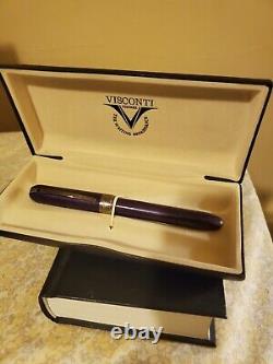 Retour au noir Visconti Michel-Ange Plume Moyenne Stylo Plume Nouveau