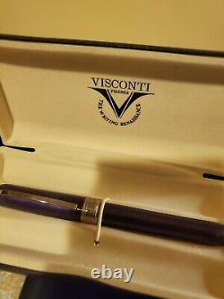 Retour au noir Visconti Michel-Ange Plume Moyenne Stylo Plume Nouveau