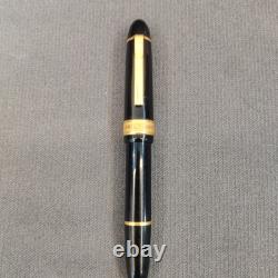 SENATEUR PRÉSIDENT Stylo Plume Noir & Or NIB M