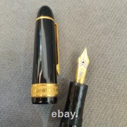 SENATEUR PRÉSIDENT Stylo Plume Noir & Or NIB M