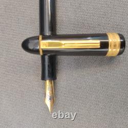 SENATEUR PRÉSIDENT Stylo Plume Noir & Or NIB M