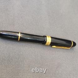 SENATEUR PRÉSIDENT Stylo Plume Noir & Or NIB M