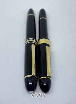 SÉNATEUR PRÉSIDENT Stylo plume - Noir et Or - Forme Cigare/Torpille - Montblanc 149