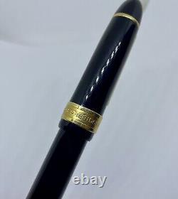 SÉNATEUR PRÉSIDENT Stylo plume - Noir et Or - Forme Cigare/Torpille - Montblanc 149