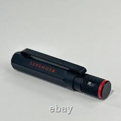 STYLO À PLUME LEVENGER ROTRING 600 GROSSE PLUME Lettres gravées Noir