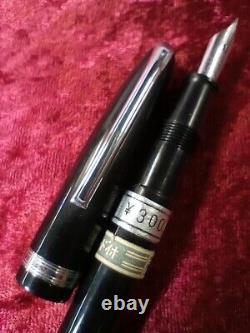 STYLO plume de matelot des années 1950, ancien, vintage, noir, plume F