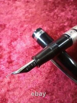 STYLO plume de matelot des années 1950, ancien, vintage, noir, plume F