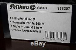 Sahara Sahara Pelikan Special Edition Fountain Pen Moyenne Pt Neuf Dans La Boîte