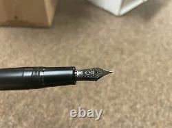 Sailor Pro Gear Imperial Black Fountain Pen 21k H-f Nib, Utilisé (encré Une Fois)