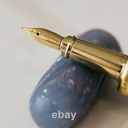 St Dupont Stones Fortune Butterfly Sapphires & Diamonds Fountain Pen