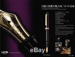 Stylo Plume Platinum # 3776 Century Pnb-10000 # 1 Noir En Noir Moyen Japon