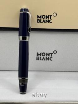 Stylo à plume Montblanc Boheme Rouge Bleu + Corps argenté, encre noire fantastique