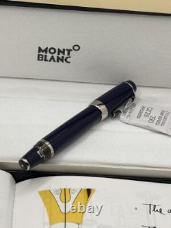 Stylo à plume Montblanc Boheme Rouge Bleu + Corps argenté, encre noire fantastique