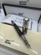 Stylo à Plume Montblanc Queen Elizabeth En Argent, Corps Noir Lisse + Capuchon