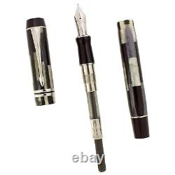 Stylo à plume Parker Duofold Édition Spéciale 2001 Noir Mosaïque Neuf Dans Sa Boîte