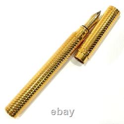 Stylo à plume S. T. Dupont en or 18 carats Nkb