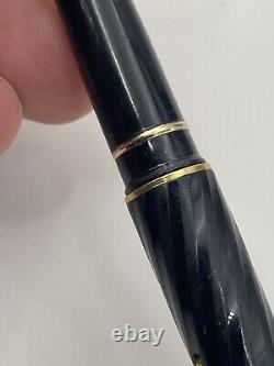 Stylo à plume Sheaffer Targa 1083 Laque Noir Spirale LIRE 23 Photos ! Vintage