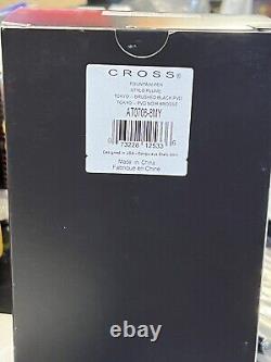 Stylo plume CROSS en métal brossé noir Peerless 125 Édition spéciale Tokyo AT0706-8MY