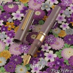 Stylo-plume Esterbrook Model J en ébonite violette, pointe fine