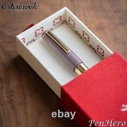 Stylo-plume Esterbrook Model J en ébonite violette, pointe fine