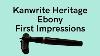 Stylo-plume Kanwrite Heritage Ebony : Mes Premières Impressions