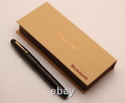 Stylo-plume Kanwrite Mammoth Noir Ébonite Jumbo Taille Neuf Avec Boîte