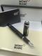Stylo Plume Montblanc Bohème Édition Casual Argent Noir Nib Moyen Boîte Lourd
