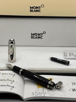 Stylo plume Montblanc Boheme Rouge Noir et Argent, corps noir, encre noire