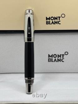 Stylo plume Montblanc Boheme Rouge Noir et Argent, corps noir, encre noire