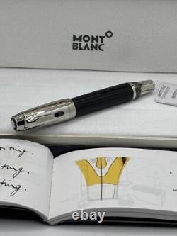 Stylo plume Montblanc Boheme Rouge Noir et Argent, corps noir, encre noire