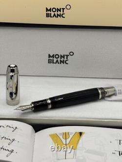 Stylo plume Montblanc Boheme Rouge Noir et Argent, corps noir, encre noire
