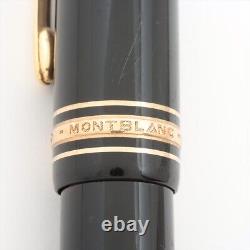 Stylo plume Montblanc Meisterstück 149 en résine noire avec plume en or 750