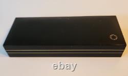 Stylo plume Montblanc Meisterstuck noir et or avec cartouches d'encre supplémentaires, taille M nib