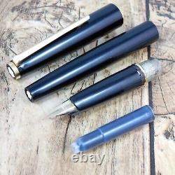 Stylo plume Montblanc vintage noir et or fabriqué en Allemagne A235