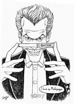 Stylo-plume Montegrappa DC Comics The Joker, plume fine ISDCJ2YL neuf dans sa boîte