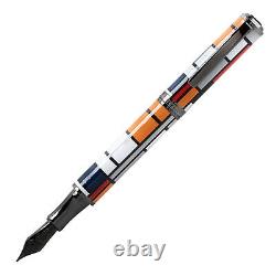 Stylo-plume Monteverde Regatta Mondrian dans le set de composition point moyen NEUF