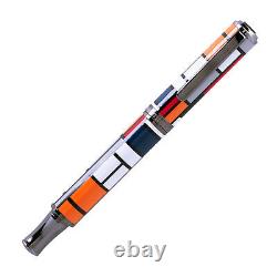 Stylo-plume Monteverde Regatta Mondrian dans le set de composition point moyen NEUF