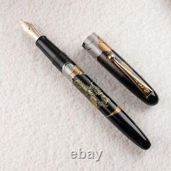 Stylo plume NAMIKI Urushi Maki-e Dragon avec nib en or 14K FN-5M-UN B