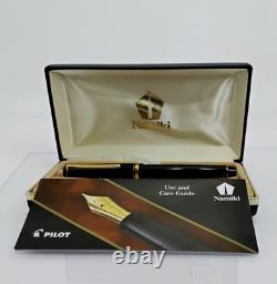 Stylo-plume Namiki Falcon Résine Noire Nib Souple Fine 14k585 812 Avec Boîte