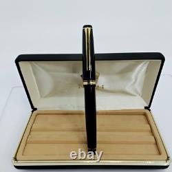 Stylo-plume Namiki Falcon Résine Noire Nib Souple Fine 14k585 812 Avec Boîte