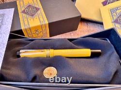 Stylo-plume PARKER Duofold Jaune Mandarine 1995 Limité #8251 18K dans boîte