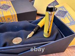 Stylo-plume PARKER Duofold Jaune Mandarine 1995 Limité #8251 18K dans boîte