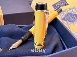 Stylo-plume PARKER Duofold Jaune Mandarine 1995 Limité #8251 18K dans boîte