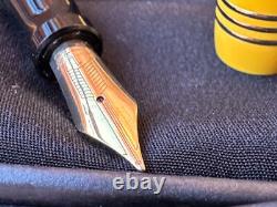 Stylo-plume PARKER Duofold Jaune Mandarine 1995 Limité #8251 18K dans boîte